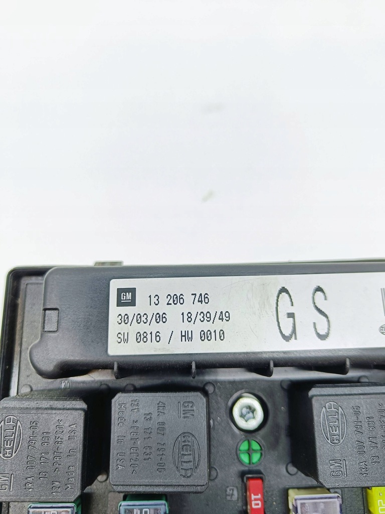 фото №9, Opel zafira b 2006 коробка предохранителей