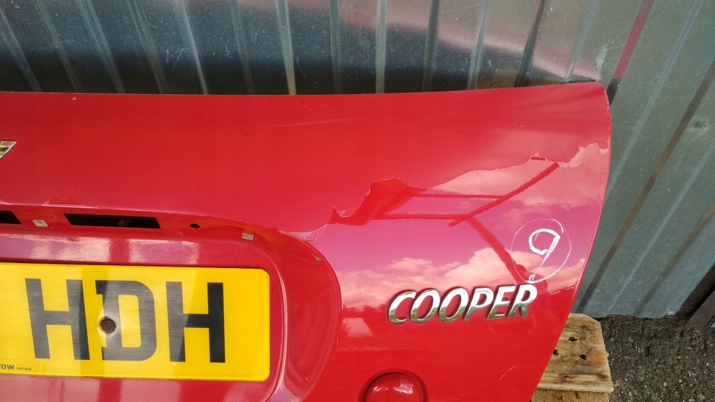 фото №9, Крышка багажника багажника mini cooper cabrio r52 01-06
