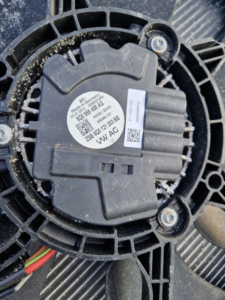 фото №10, Vw golf 7 vii 5g pas передний усилитель балка радиатор вентилятор 1.2tsi