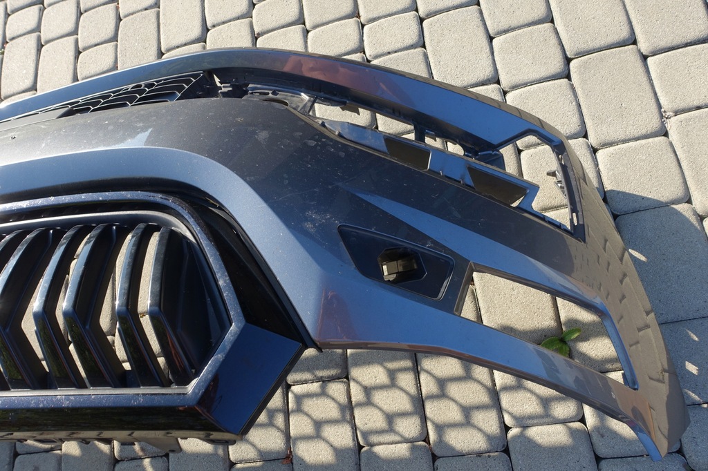 фото №6, Skoda kodiaq lift бампер передний решётка радиатора решётка средняя lf7c