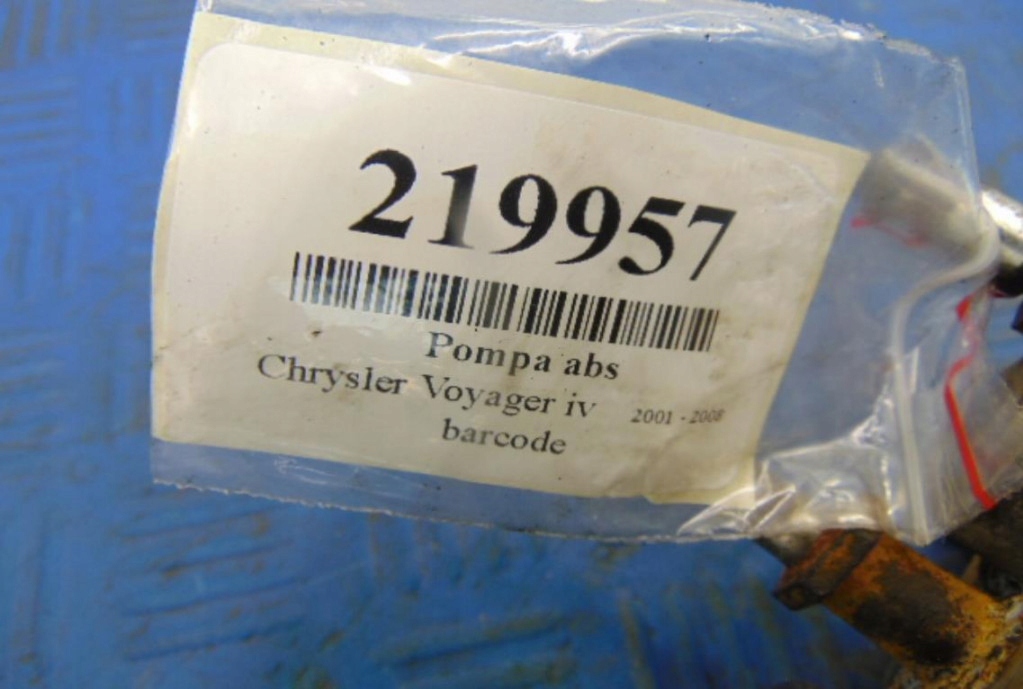 фото №8, Chrysler voyager iv 2.8crdi насос abs 00403064e000