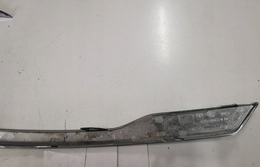 фото №11, Хром, молдинг решётки бампера ford kuga mk-3 vignale левая 347.