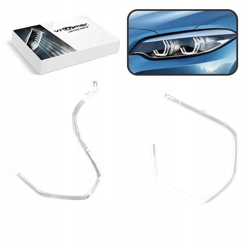 фото №1, Кольца led drl лампы фара bmw 2 m2 f22 f23 17-21 адаптивный led левый