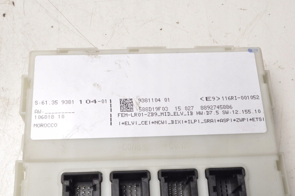 фото №5, Bmw f30 1.6 коробка модуль bsi 9381104