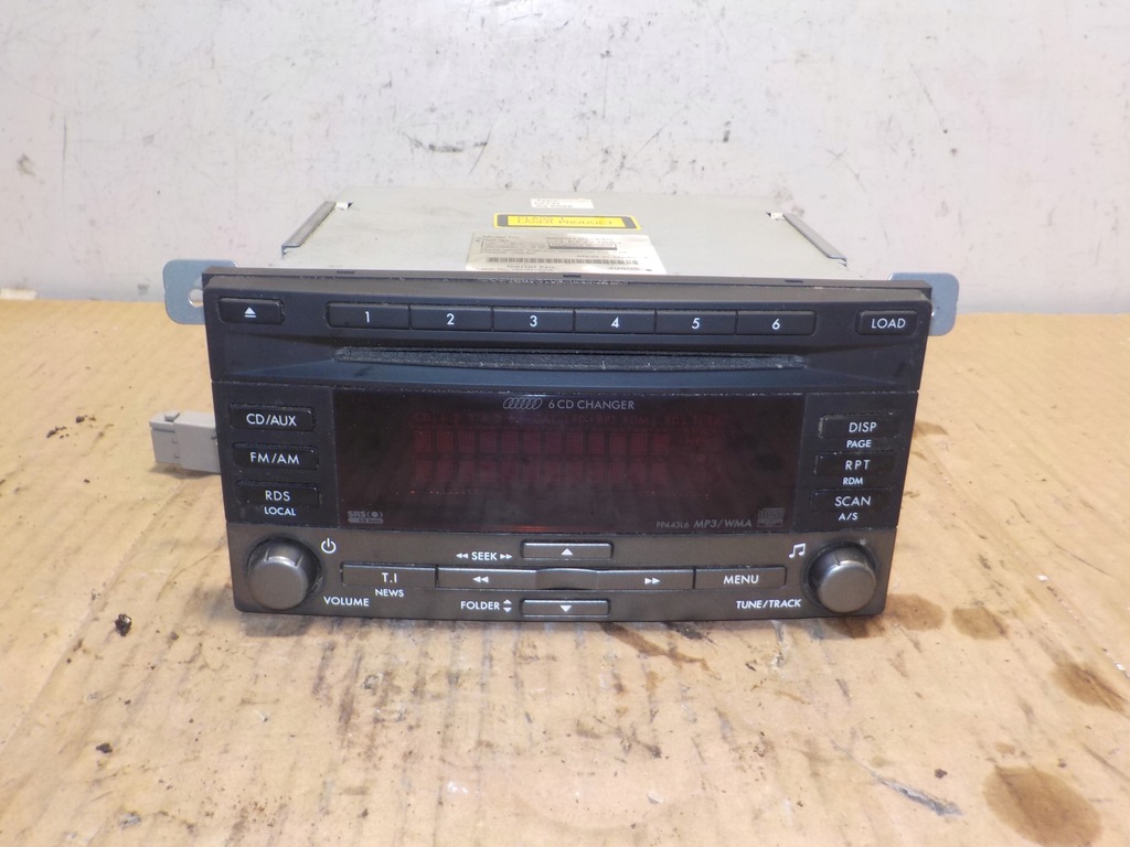 фото №1, Радіо subaru forester iii 2.0d 150km 2008r 86201sc440