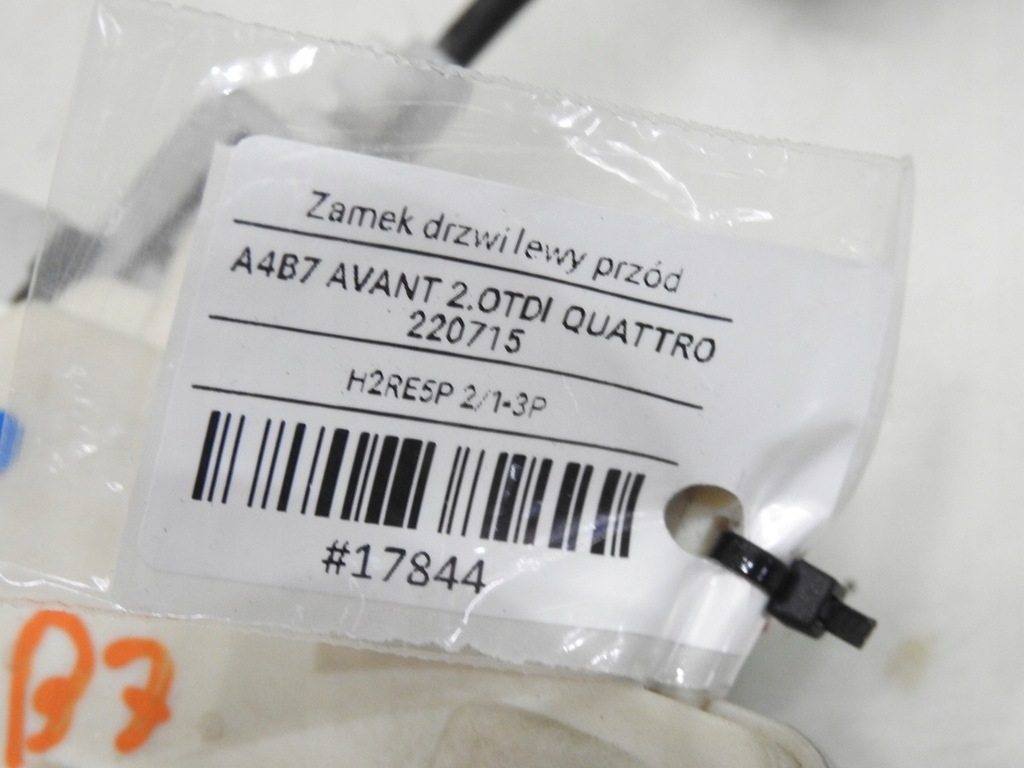 фото №9, Замок двері лівий перед 9 pin audi a4 b7