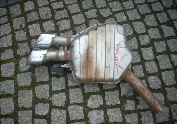 фото №8, Audi s8 d4 4h lift система выпускной выхлоп ew крышка багажника