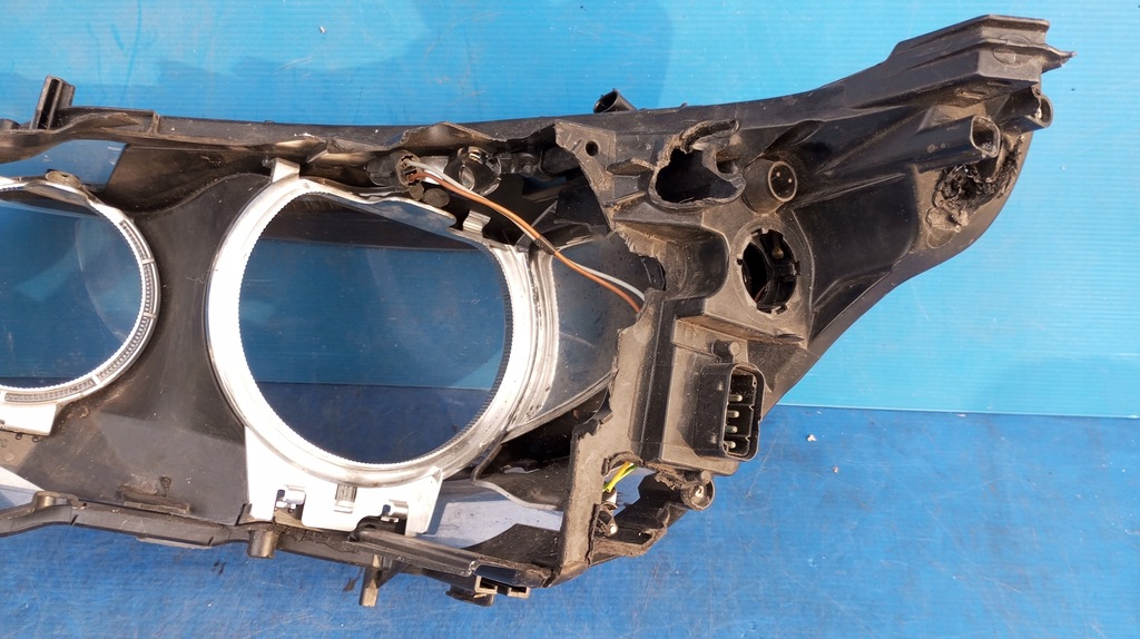 фото №12, Корпус лампа скло фари скло правий перед лампи bmw e60 e61 ксенон 2003-