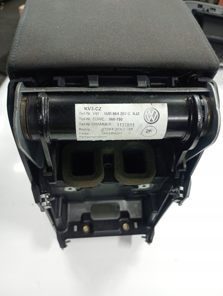 фото №8, Vw golf v + plus подлокотник между передние сиденья 5m0864207c