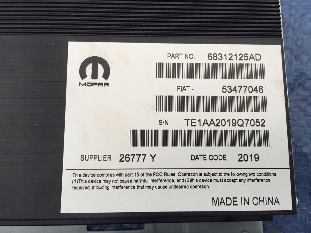 фото №2, Jeep compass ii 18 19 20 усилитель радио