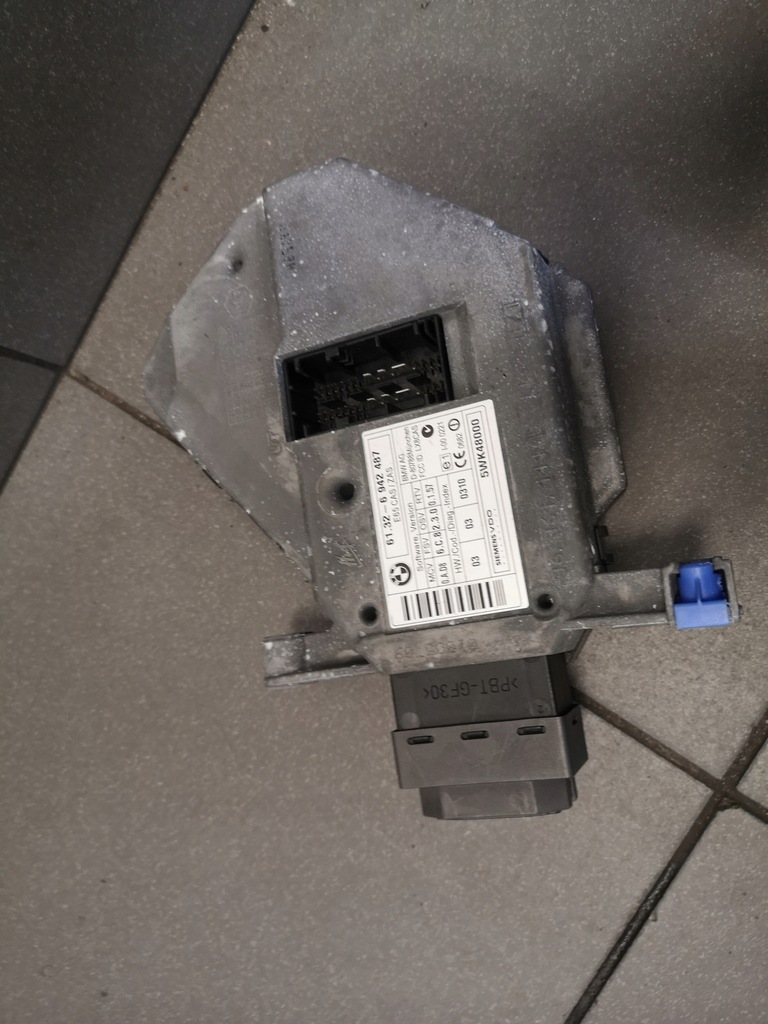 фото №1, Замок запалювання запуск стоп ключ зчитувач модуль 6942487 bmw 7 e65 e66 01- europa