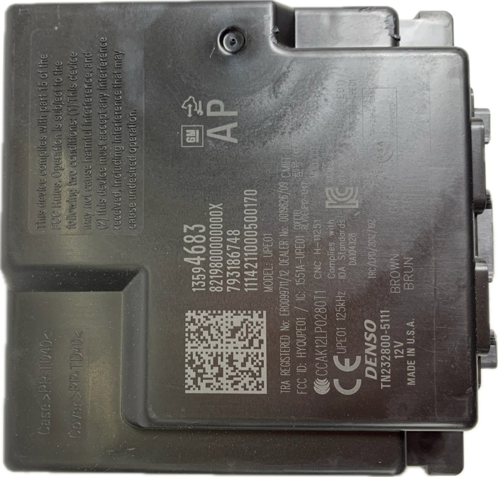 Купить Cadillac escalade iv 2014 - модуль keyless блок управления 13594683