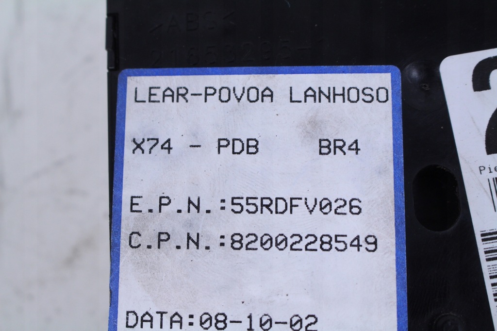 фото №4, Модуль bsi renault laguna ii 02r. 1.6i