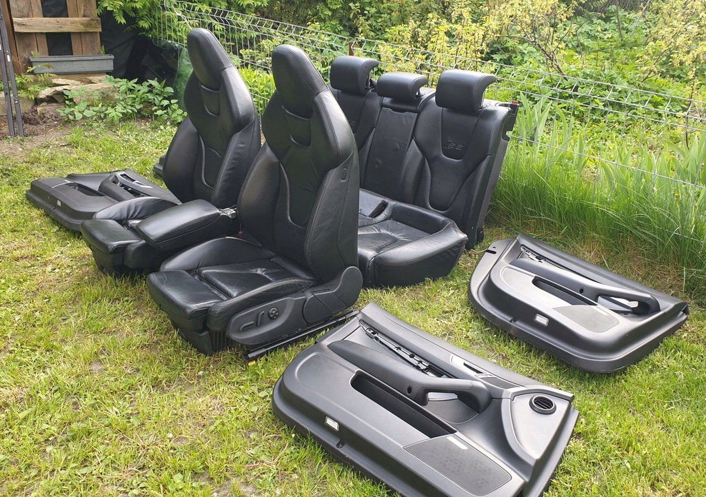 фото №7, Сиденья обшивки комплект кожа audi a6 s6 c6 kombi