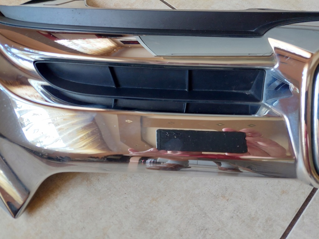 фото №4, Решётка радиатора - решётка радиатора - хром - honda cr-v iv - lift - 2015 - 2018