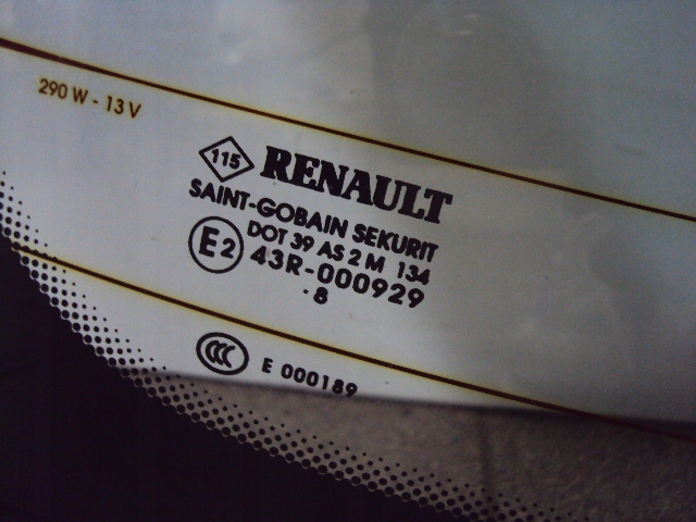 фото №5, Стекло задняя renault laguna iii coupe 08r