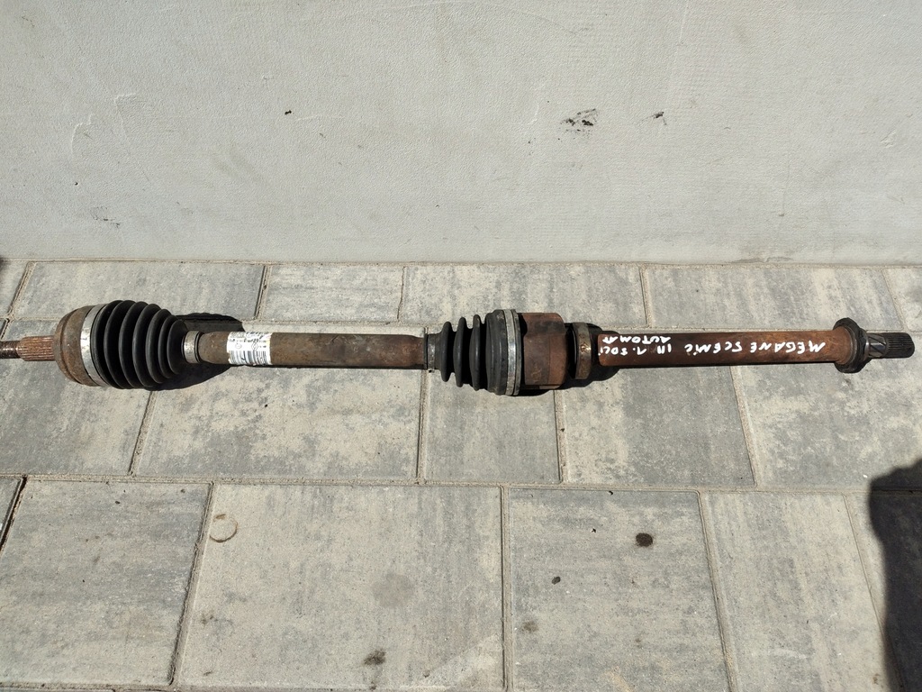 фото №1, Scenic megane iii приводной вал правая автоматическая коробка передач 391009864r