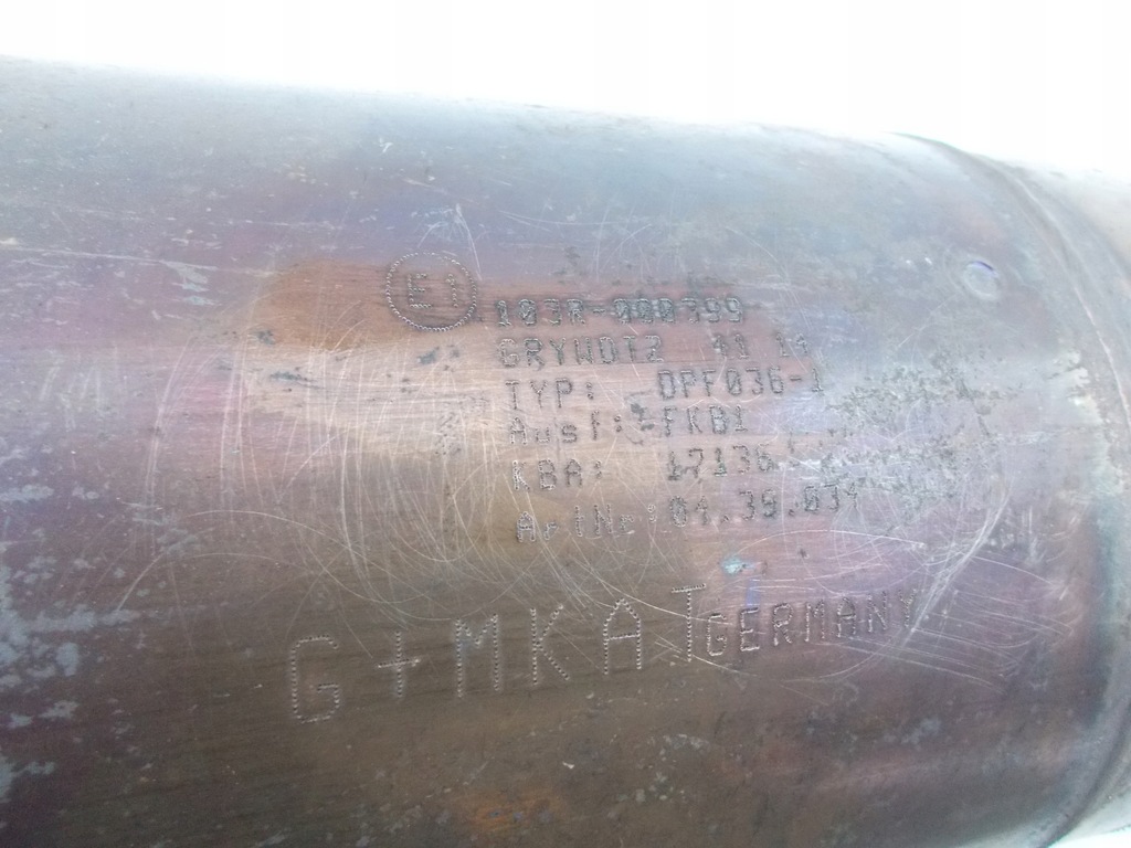 фото №5, Катализатор dpf mercedes c-klasa 203 w203 w-203 2.2 cdi