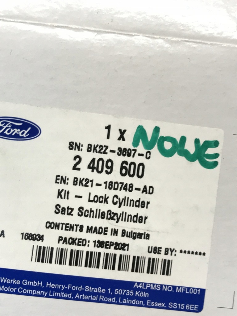 фото №8, Вкладка замка капот ford transit mk7 mk8 custom