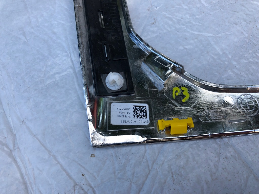 фото №5, Bmw g11 g12 lift молдинг хром крила ліва перед