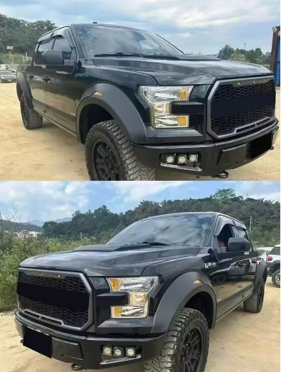 фото №12, Ford f-150 2015-2017 расширители накладки крыльев + отражатели raptor стиль