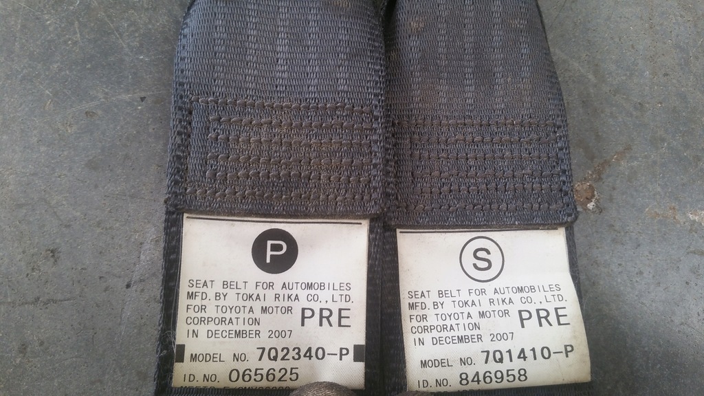 фото №9, Приборная панель подушки безопасности ремни датчик toyota rav4