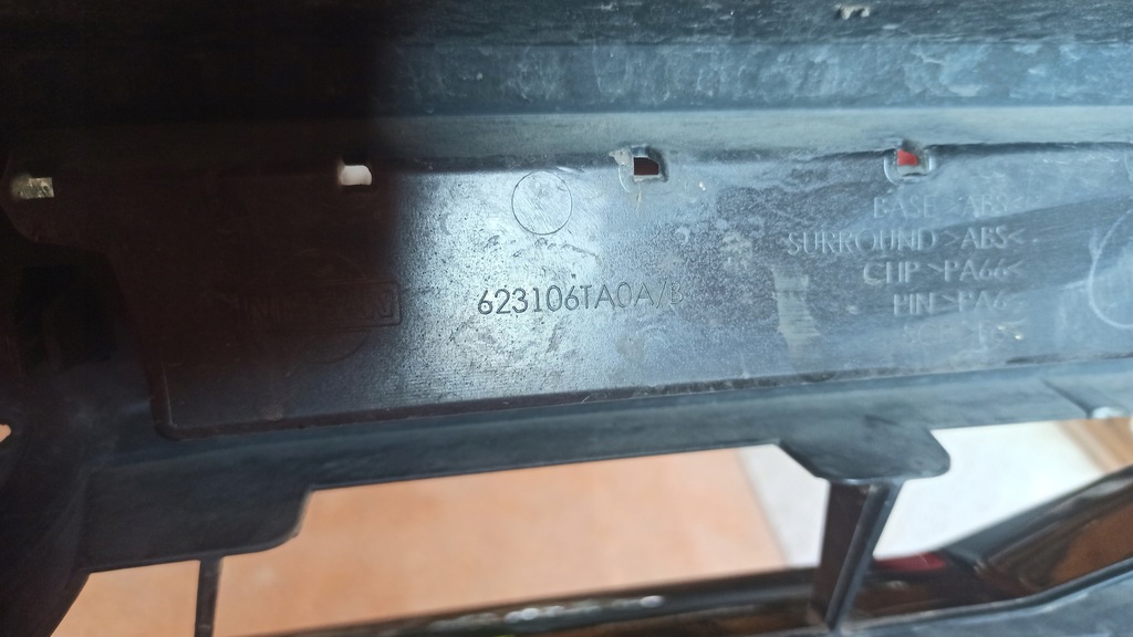 фото №6, Nissan pathfinder v 21- решітка радіатора решітка радіатора бампера 623106ta0a