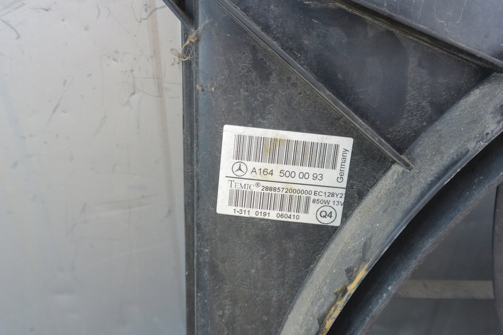 фото №2, Вентилятор радиатора mercedes-benz gl ml r-klasa w164 x164 w251