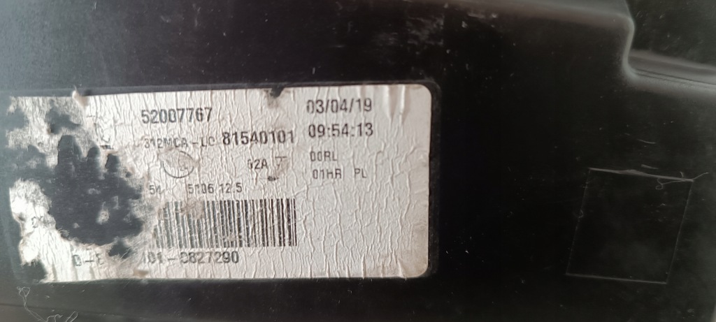 фото №10, Противотуманная фара левый fiat 500 lift лампа 52007767 81540101 eu