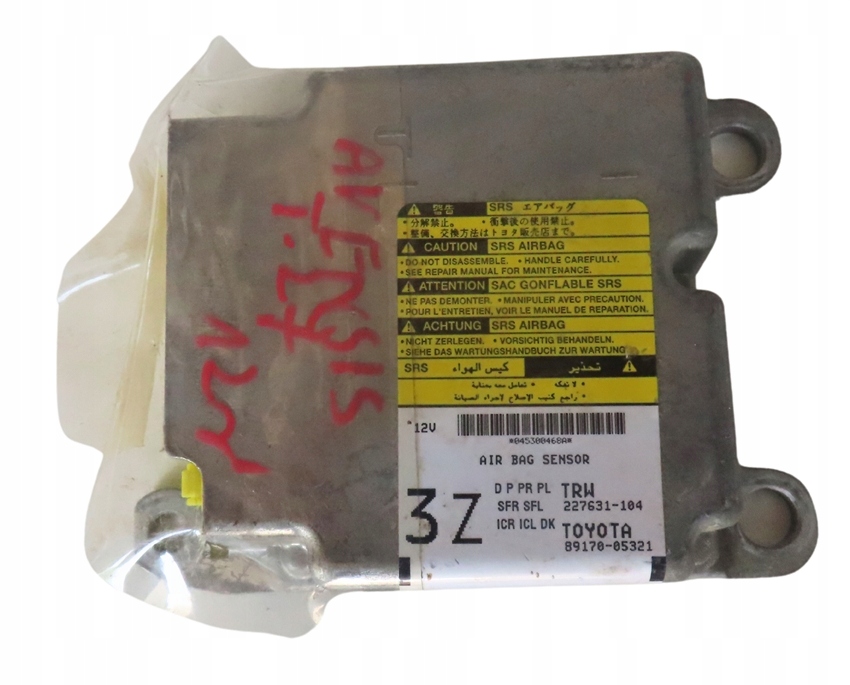 фото №1, Модуль блок управления датчик подушка безопасности toyota avensis t27 2009-2018 rok 89170-05321