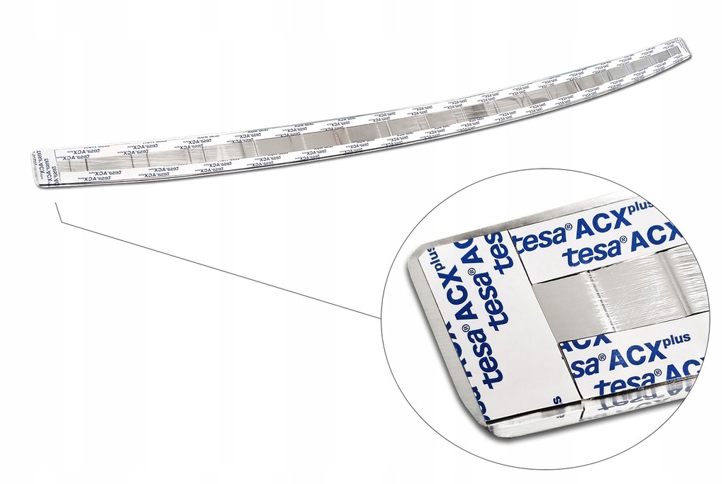 фото №8, Hyundai bayon молдинг сталевий накладка na бампер задня