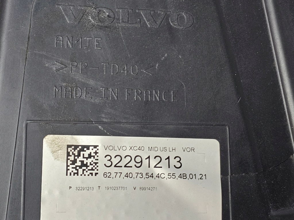Volvo xc40 17- фара передня ліва mid led частини 32291213 америка Зі Шроту