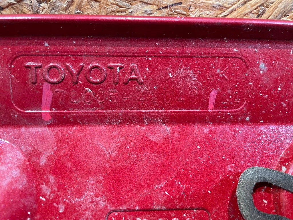 фото №8, Toyota rav4 rav-4 iii 3 xa30 05-12 спойлер спойлер козырёк крышки багажника задняя