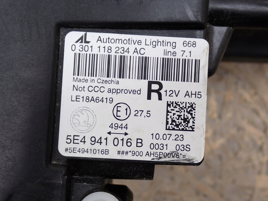 фото №11, Фара діодний str.prawa skoda octavia oe: 5e4941016b