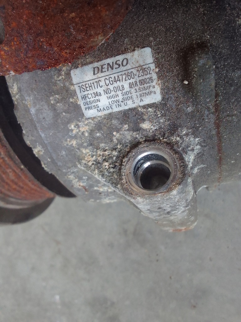 фото №8, Toyota venza 2.7 09-16 компресор кондиціонера 7seh17c usa