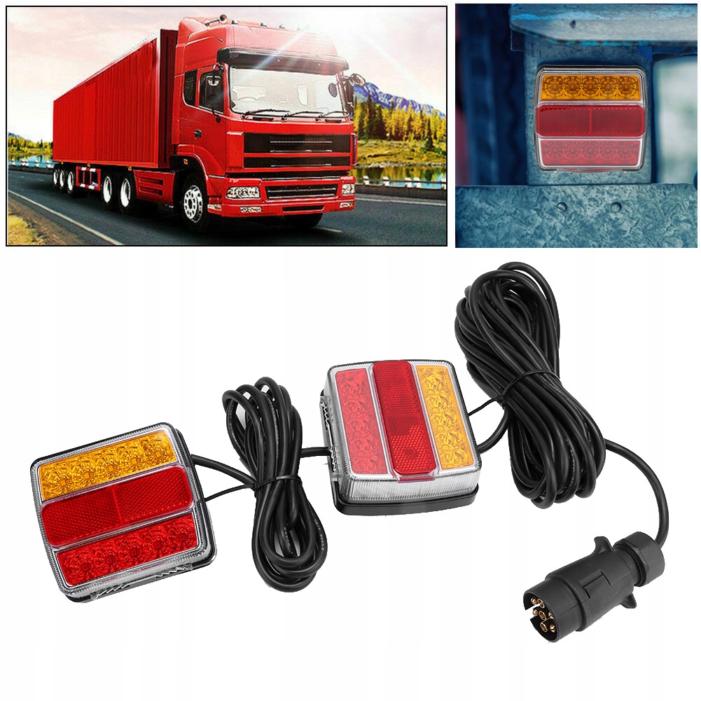 фото №6, Лампа задняя led задняя czerwona жёлтая поворотник предупреждение o