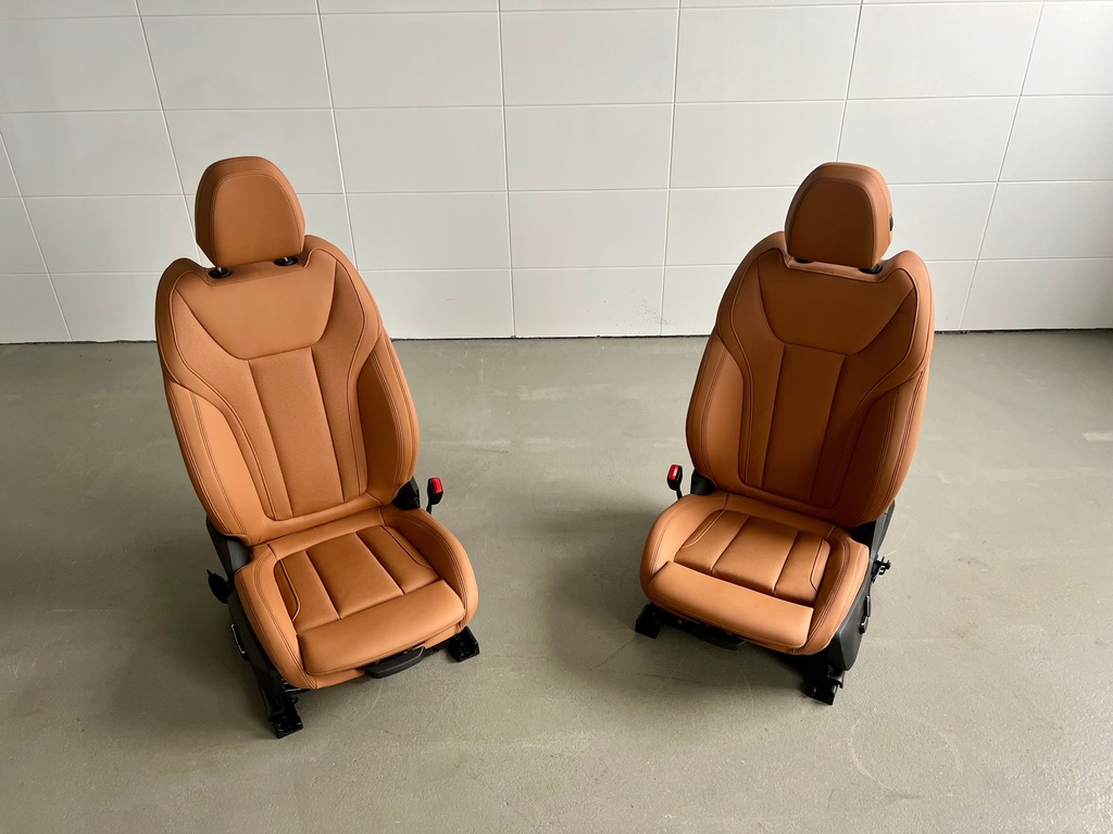 фото №10, Bmw g26 i4 сиденья середина harman interior кожа обшивки туннель cognac nowe