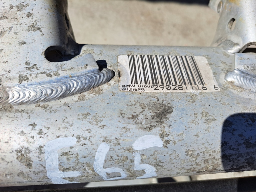 фото №4, Балка oś подвеска задняя bmw 7 e65