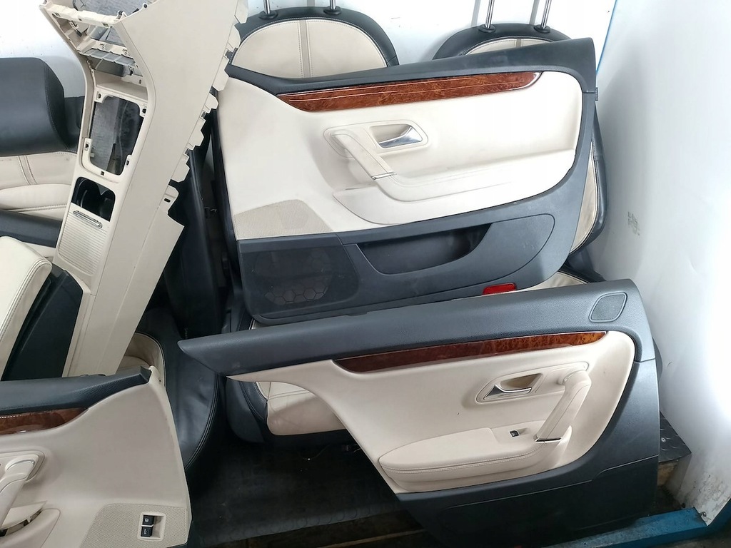 фото №13, Сиденья заднее сиденье обшивки кожа комплект vw passat cc