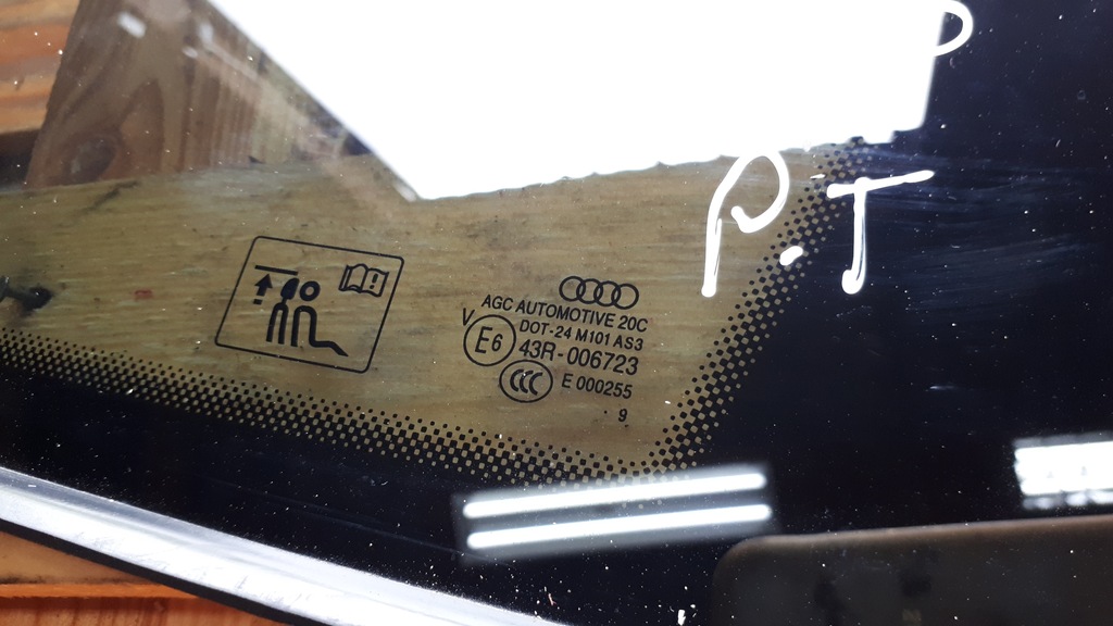 фото №6, Q5 8r скло кузовна права крила задня as3 09r