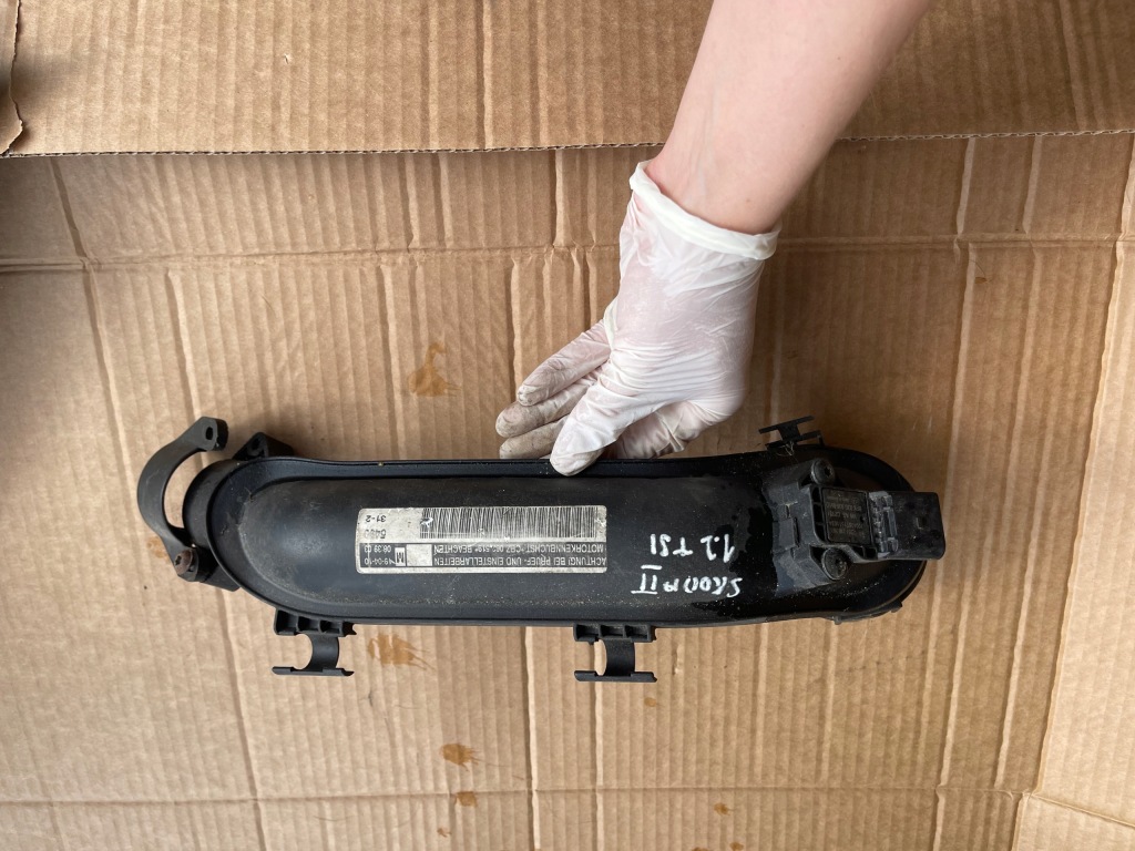 фото №4, Skoda roomster 1.2 tsi lift труба шланг воздуха интеркулер 03f145673