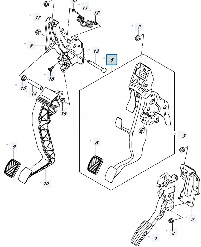 фото №9, Suzuki sx4 s-cross 18r 1.4t lift педаль гальма eu