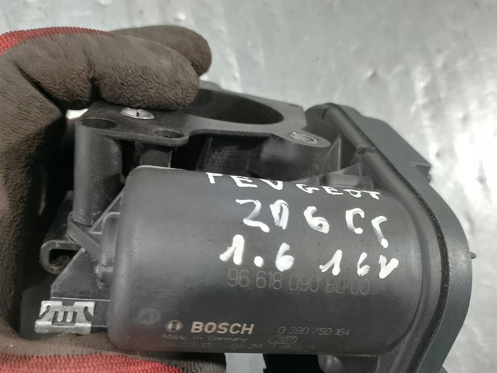 фото №6, Дроссельная заслонка peugeot 206 cc 9661809080 1.6 16v