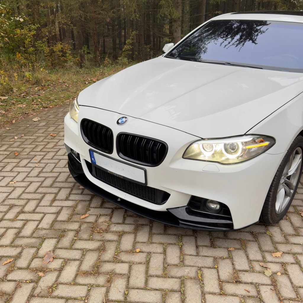 фото №12, Накладка бампера спліттер bmw f10 f11 чорний блиск m3 передній m набір