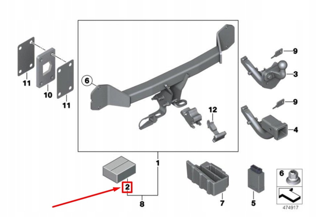 фото №9, Bmw x5 f15, f85 tow hitch проводка harness 82712349500 2349500
