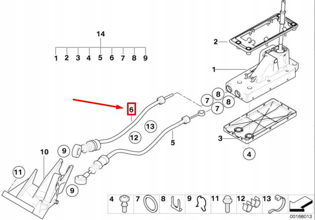 фото №7, Трос переключения передач коробки механическая mini cabrio r52 25117547369оригинальная