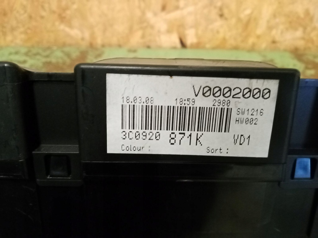 фото №8, Лічильник passat b6 3c0920871k