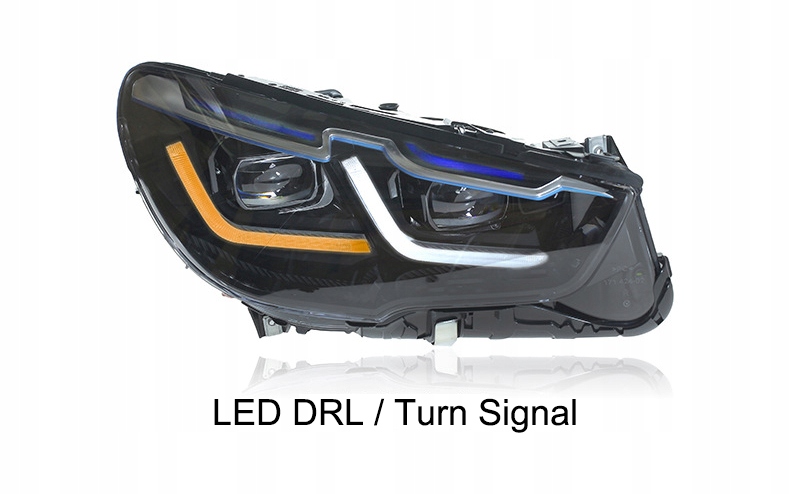 фото №14, Набір фари автомобільних led do bmw 5 gt 528i 535i f07 2010-2017 лампа передня