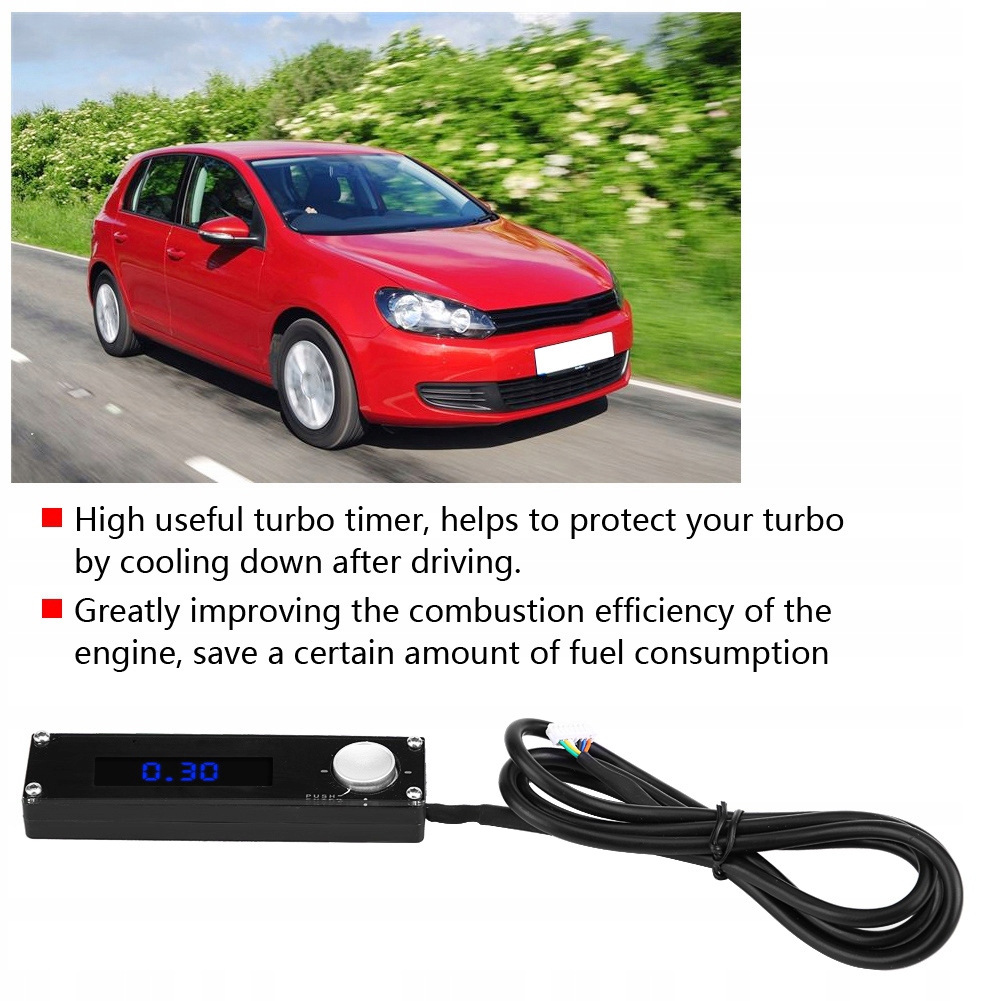 фото №8, Универсальный цифровой дисплей led 12 v. turbo таймер устройство