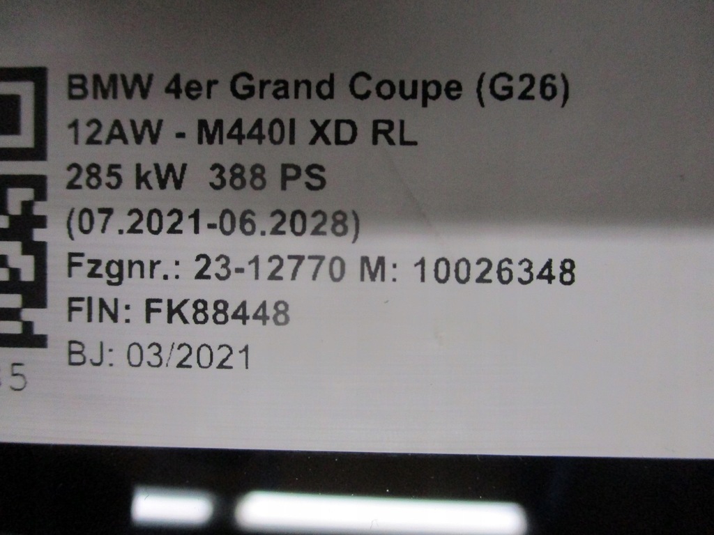 фото №9, Крыша люк bmw 4 g26 grand coupe